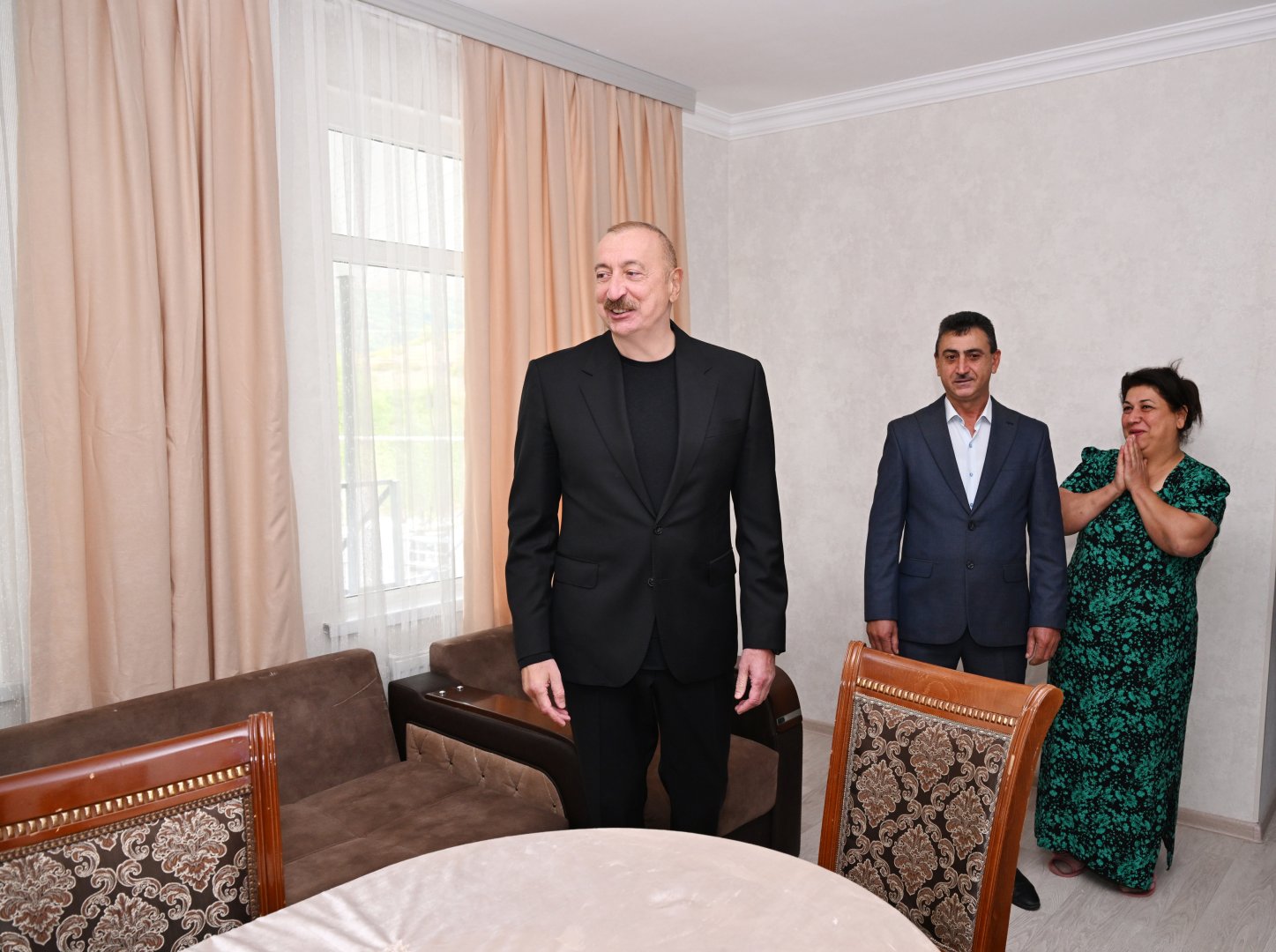 Prezident İlham Əliyev Xocalı rayonunun Badara kəndində olub (FOTO)