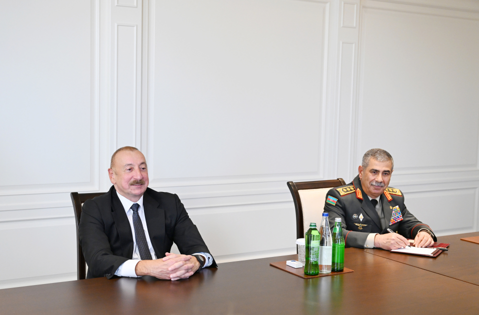 Prezident İlham Əliyev Türkiyə Silahlı Qüvvələrinin Baş Qərargah rəisini qəbul edib (FOTO/VİDEO)