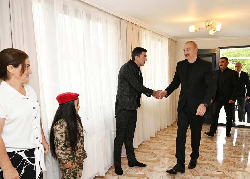 Prezident İlham Əliyev Xocalı rayonunun Seyidbəyli kəndində olub (FOTO)