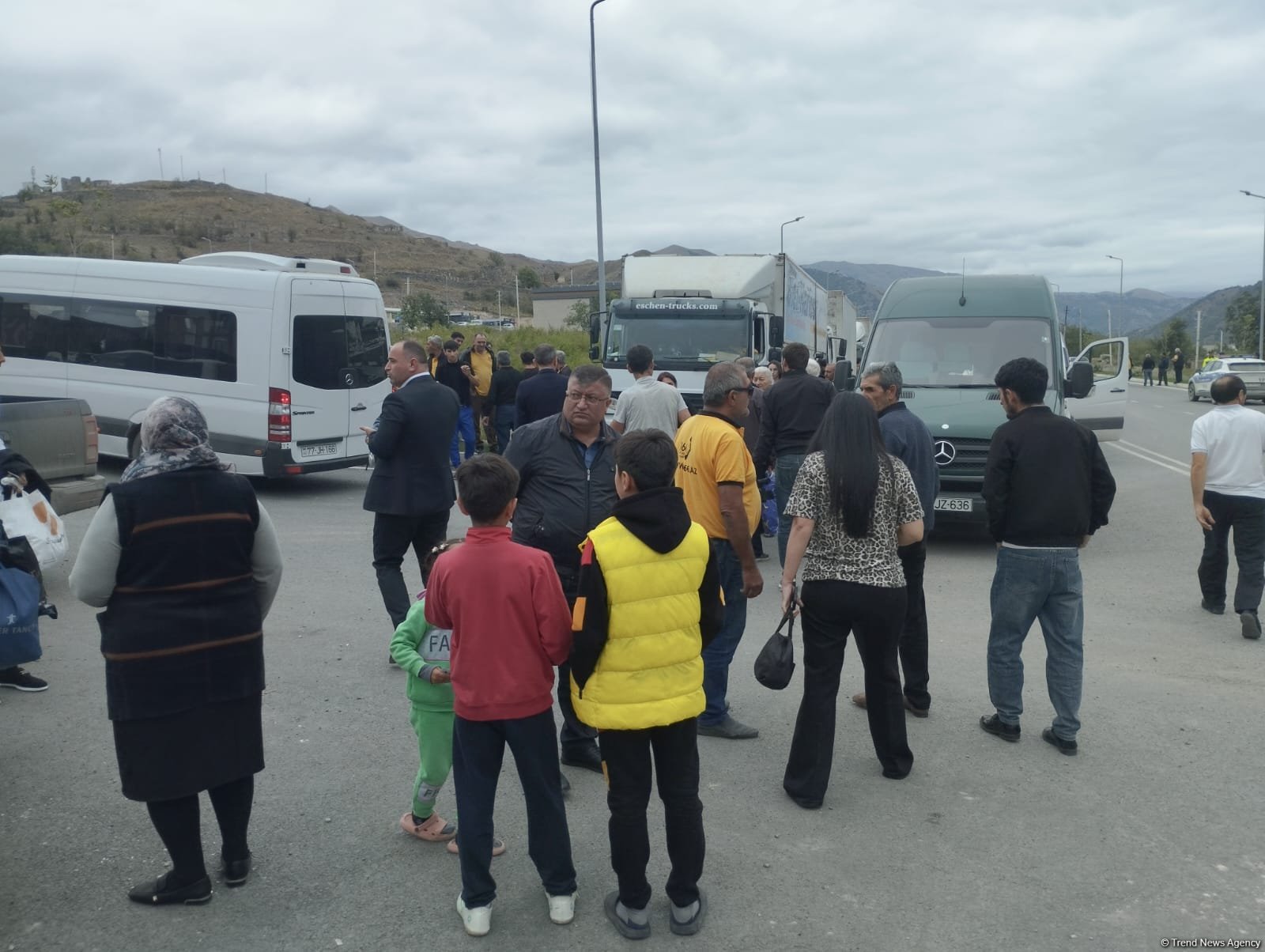 Kəlbəcər şəhərinə növbəti köç karvanı çatıb (FOTO) (YENİLƏNİB)