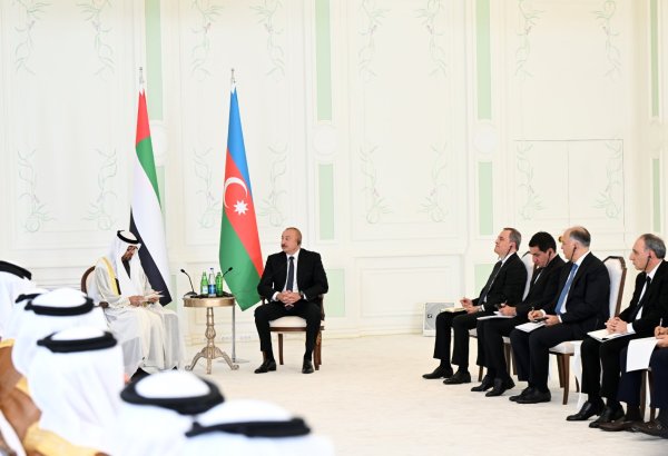Prezident İlham Əliyev: Birləşmiş Ərəb Əmirlikləri ilə siyasi əlaqələrimiz çox uğurla inkişaf edir
