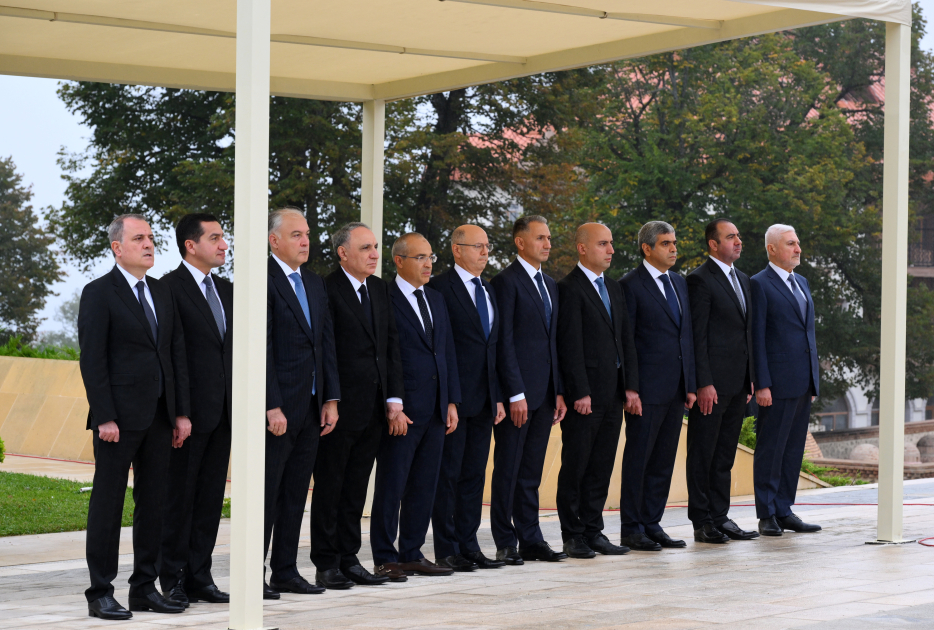 Birləşmiş Ərəb Əmirliklərinin Prezidentinin Şuşada rəsmi qarşılanma mərasimi olub (FOTO)