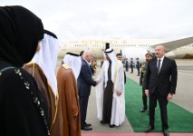 Birləşmiş Ərəb Əmirliklərinin Prezidenti Azərbaycana rəsmi səfərə gəlib (FOTO)