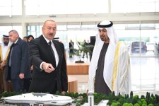 Birləşmiş Ərəb Əmirliklərinin Prezidenti Azərbaycana rəsmi səfərə gəlib (FOTO)