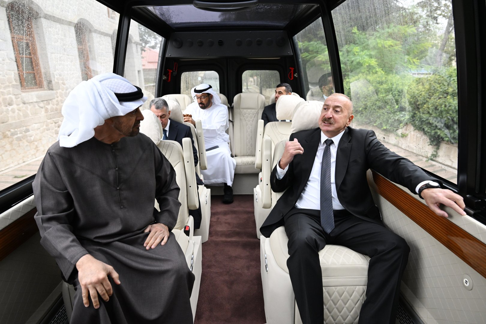 Azərbaycanın və Birləşmiş Ərəb Əmirliklərinin Prezidentləri Milli Xalça Muzeyinin Şuşa filialında olublar (FOTO)