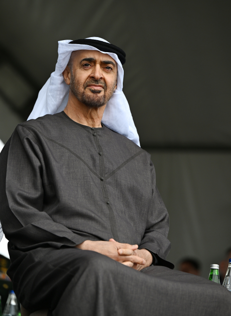 Prezidentlər İlham Əliyev və Şeyx Məhəmməd bin Zayed Al Nəhyan Cıdır düzündə Qarabağ atlarının şousunu izləyiblər (FOTO)