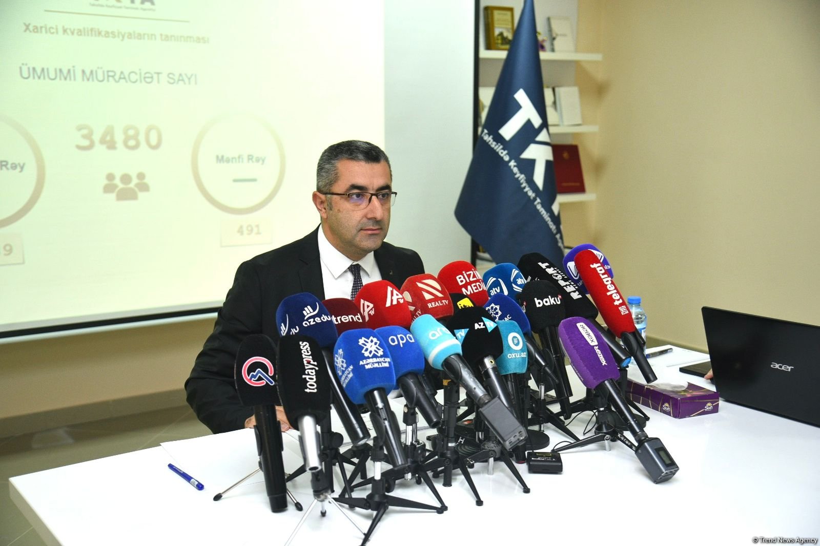 Cari il ərzində müxtəlif peşə ixtisasları üzrə ümumilikdə 226 müraciət daxil olub - Sədr