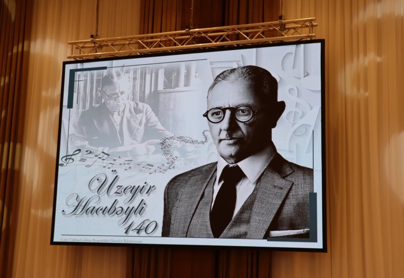 Xankəndidə Üzeyir Hacıbəylinin 140 illik yubileyinə həsr olunmuş möhtəşəm konsert keçirilib (FOTO)