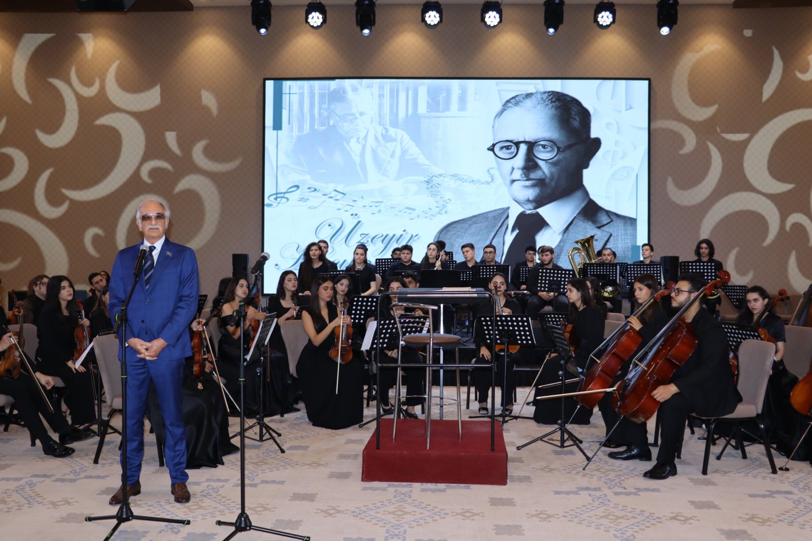 Xankəndidə Üzeyir Hacıbəylinin 140 illik yubileyinə həsr olunmuş möhtəşəm konsert keçirilib (FOTO)