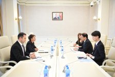 Əminə Ağazadə Yaponiyanın Azərbaycandakı fövqəladə və səlahiyyətli səfiri ilə görüşüb (FOTO)
