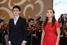 Xankəndidə Üzeyir Hacıbəylinin 140 illik yubileyinə həsr olunmuş möhtəşəm konsert keçirilib (FOTO)
