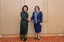 Sahibə Qafarova Kamboca Milli Assambleyasının sədri Xuon Sudari ilə görüşüb (FOTO)
