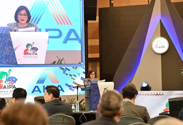 Sahibə Qafarova AİPA-nın Baş Assambleyasında Qarabağ və Şərqi Zəngəzurda bərpa və quruculuq işləri barədə məlumat verib