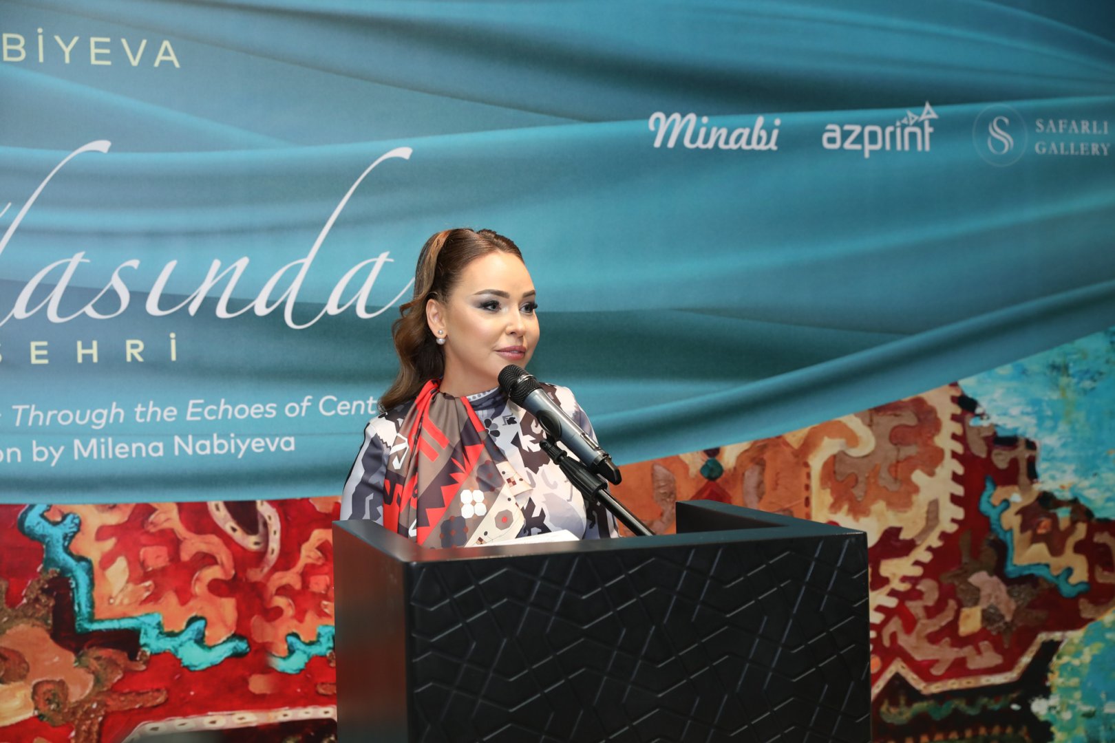 Azərbaycan Milli Xalça Muzeyində “Əsrlərin sədasında xalça sehri” adlı sərgi açılıb (FOTO)