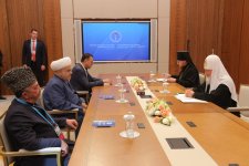 Allahşükür Paşazadə Astanada bir sıra görüşlər keçirib (FOTO)