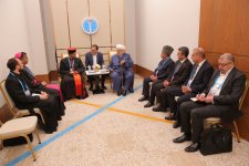 Allahşükür Paşazadə Astanada bir sıra görüşlər keçirib (FOTO)