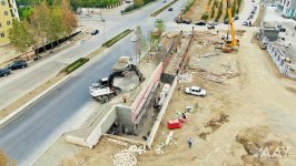 Yevlax şəhərində yeni yeraltı piyada keçidinin inşası yekunlaşmaq üzrədir (FOTO/VİDEO)