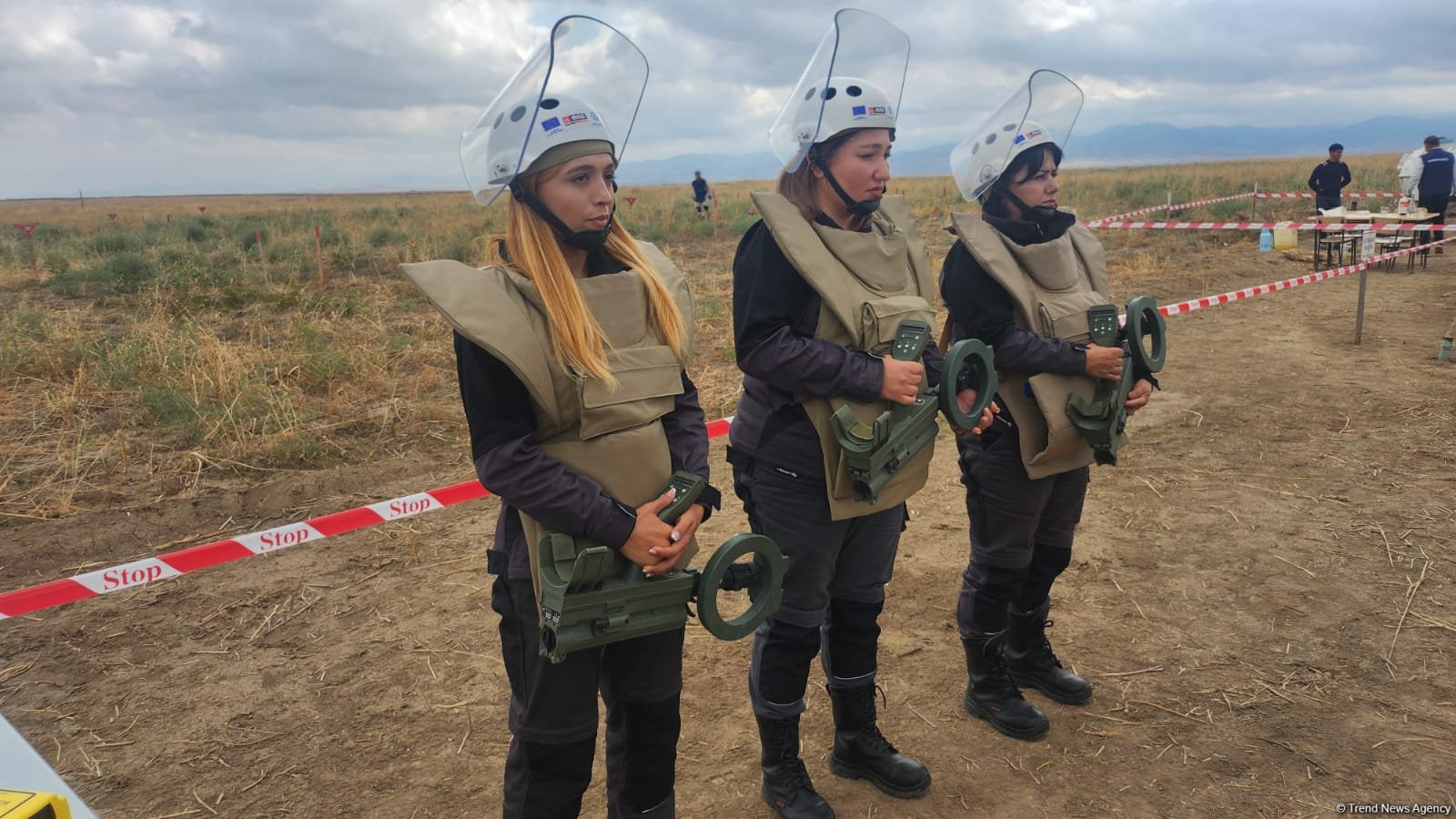 Marta Kos Ağdamda mina partlayışı prosesini izləyib (FOTO/VİDEO)