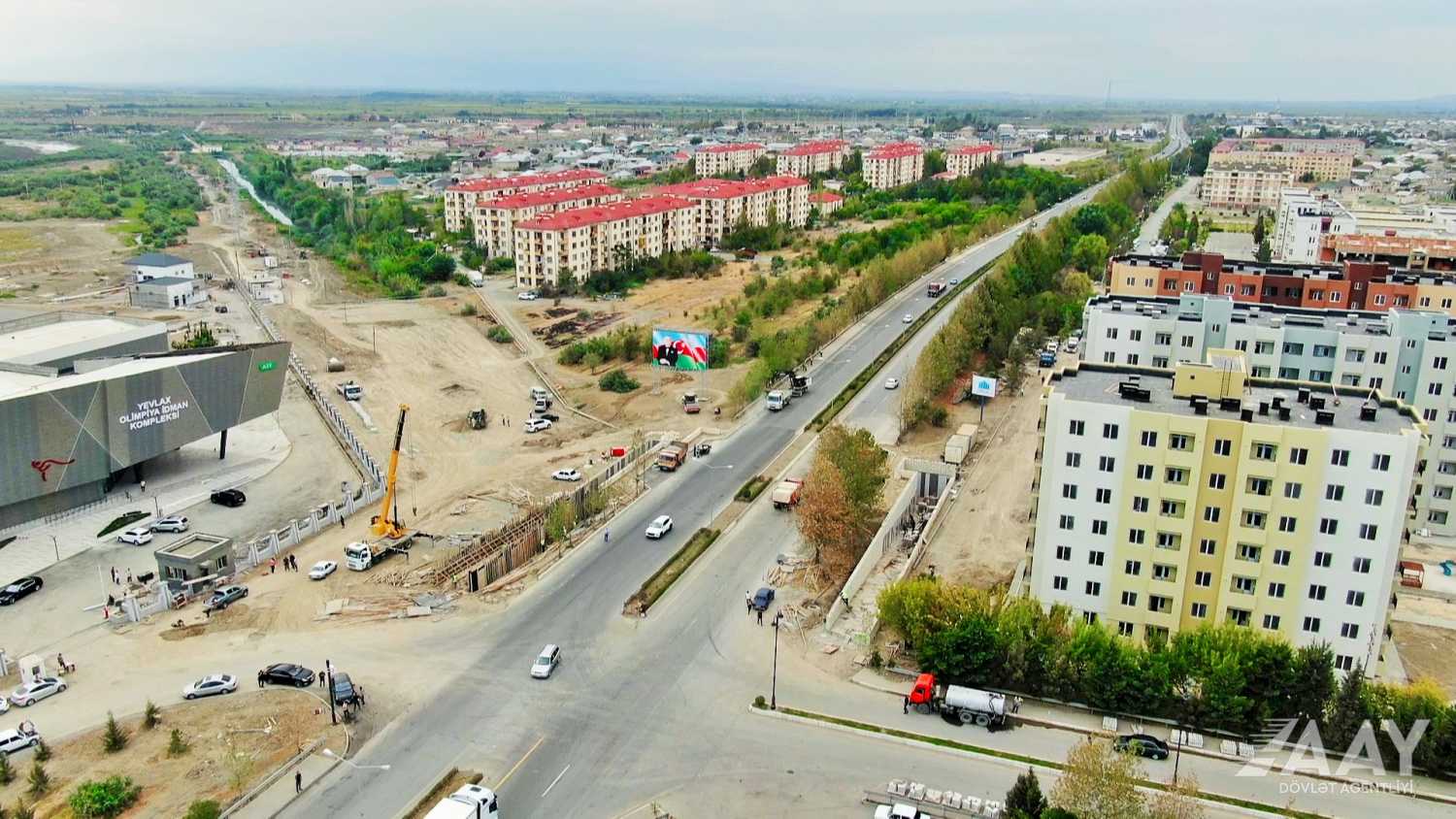 Yevlax şəhərində yeni yeraltı piyada keçidinin inşası yekunlaşmaq üzrədir (FOTO/VİDEO)