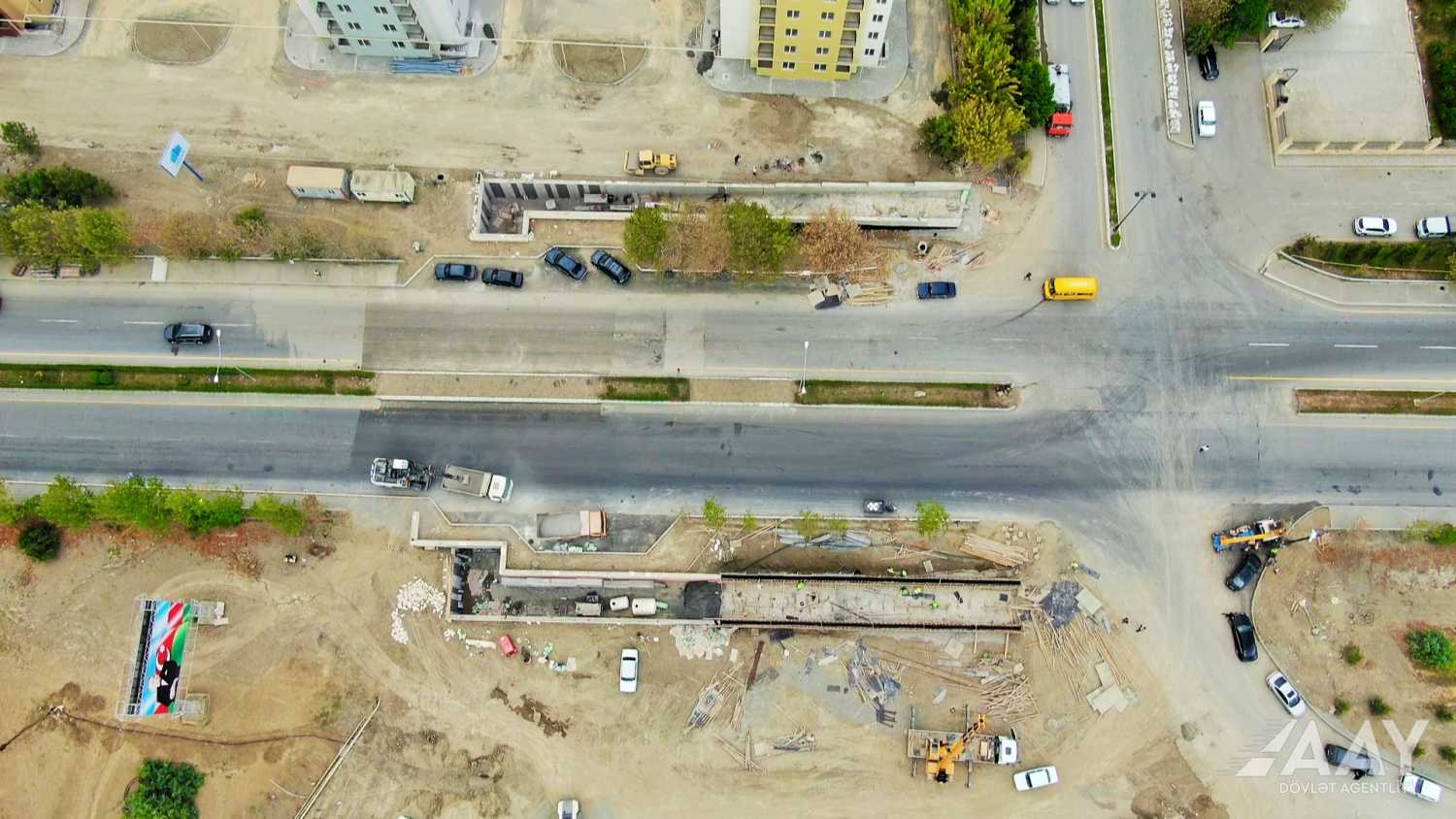 Yevlax şəhərində yeni yeraltı piyada keçidinin inşası yekunlaşmaq üzrədir (FOTO/VİDEO)