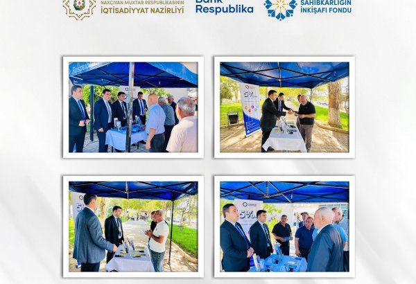 “Bank Respublika”nın dəstəyi ilə Naxçıvanda “Sahibkar çətiri” layihəsinə start verilib (FOTO)