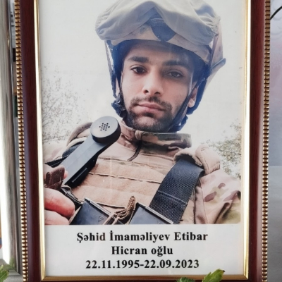 Şəhid Çavuş Etibar İmamaliyev vətəni canı bahasına sevirdi