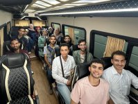 14 fələstinli tələbə ölkəmizdə təhsil almaq üçün Qəzza bölgəsindən təxliyə edilib - XİN (FOTO)
