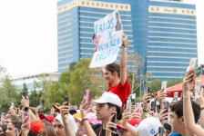 Azərbaycan Qran Prisində F1 pilotları üçün "Fan Forum" təşkil olunub (FOTO)
