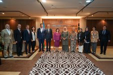 Milli Məclisin sədri BMT-nin Məskunlaşma Proqramının sabiq icraçı direktoru ilə görüşüb (FOTO)
