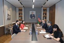 Ceyhun Bayramov Fransanın ölkəmizə yeni təyin olunmuş səfiri ilə görüşüb (FOTO)