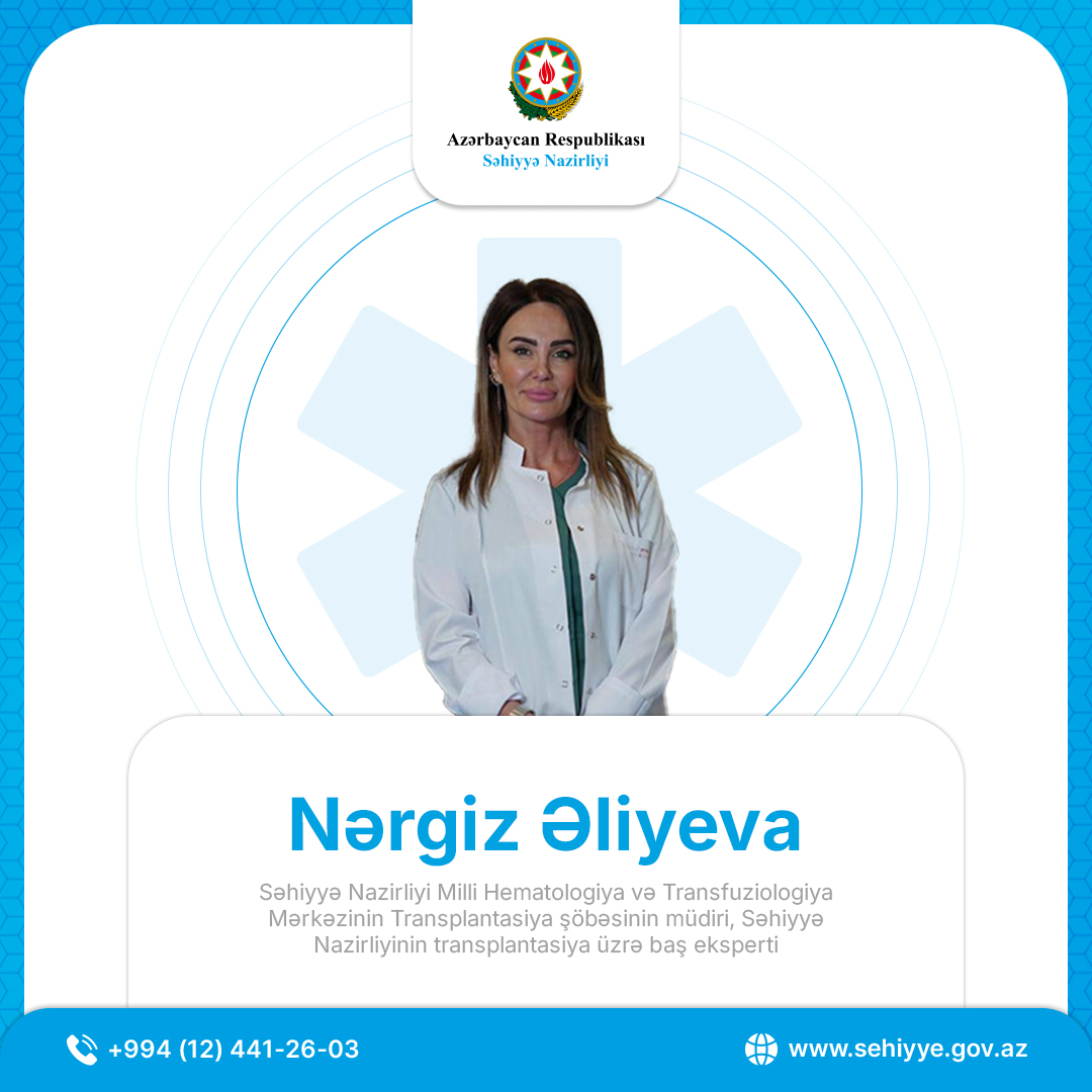 "Sümük iliyi donorluğu haqqında nə qədər məlumatlıyıq? - Səhiyyə Nazirliyi mütəxəssisindən cavab (FOTO)