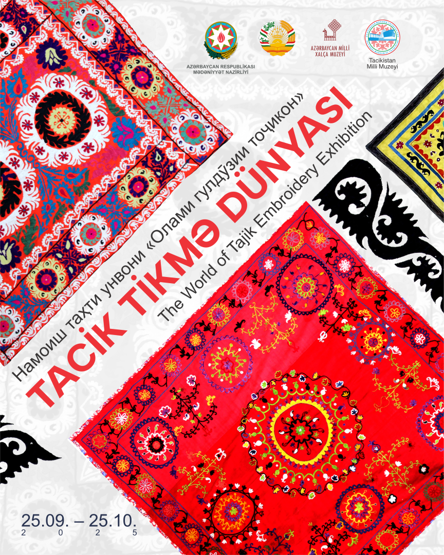 Azərbaycan Milli Xalça Muzeyində “Tacik tikmə dünyası” sərgisi açılacaq