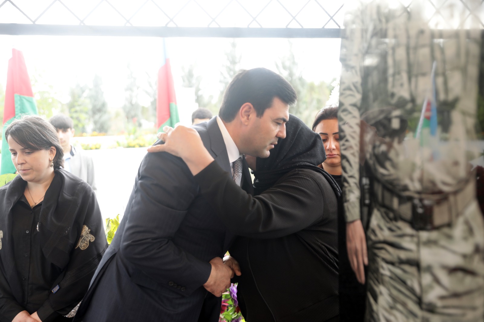 Xaçmazda Şəhidlərin məzarları ziyarət olunub, xatirələri ehtiramla yad edilib (FOTO)
