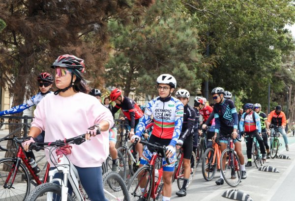 "Avropa Mobillik Həftəsi" çərçivəsində veloyürüş keçirilib (FOTO)