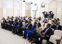 Azərbaycan ilə Ruanda arasında imzalanmış sənədlər mübadilə olunub, sonra Prezidentlər mətbuata bəyanatlarla çıxış ediblər (FOTO)