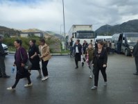 Növbəti köç karvanı Kəlbəcər şəhərinə çatıb: açarlar təqdim olunub (FOTO) (YENİLƏNİB)