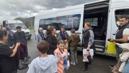 Növbəti köç karvanı Kəlbəcər şəhərinə çatıb: açarlar təqdim olunub (FOTO) (YENİLƏNİB)