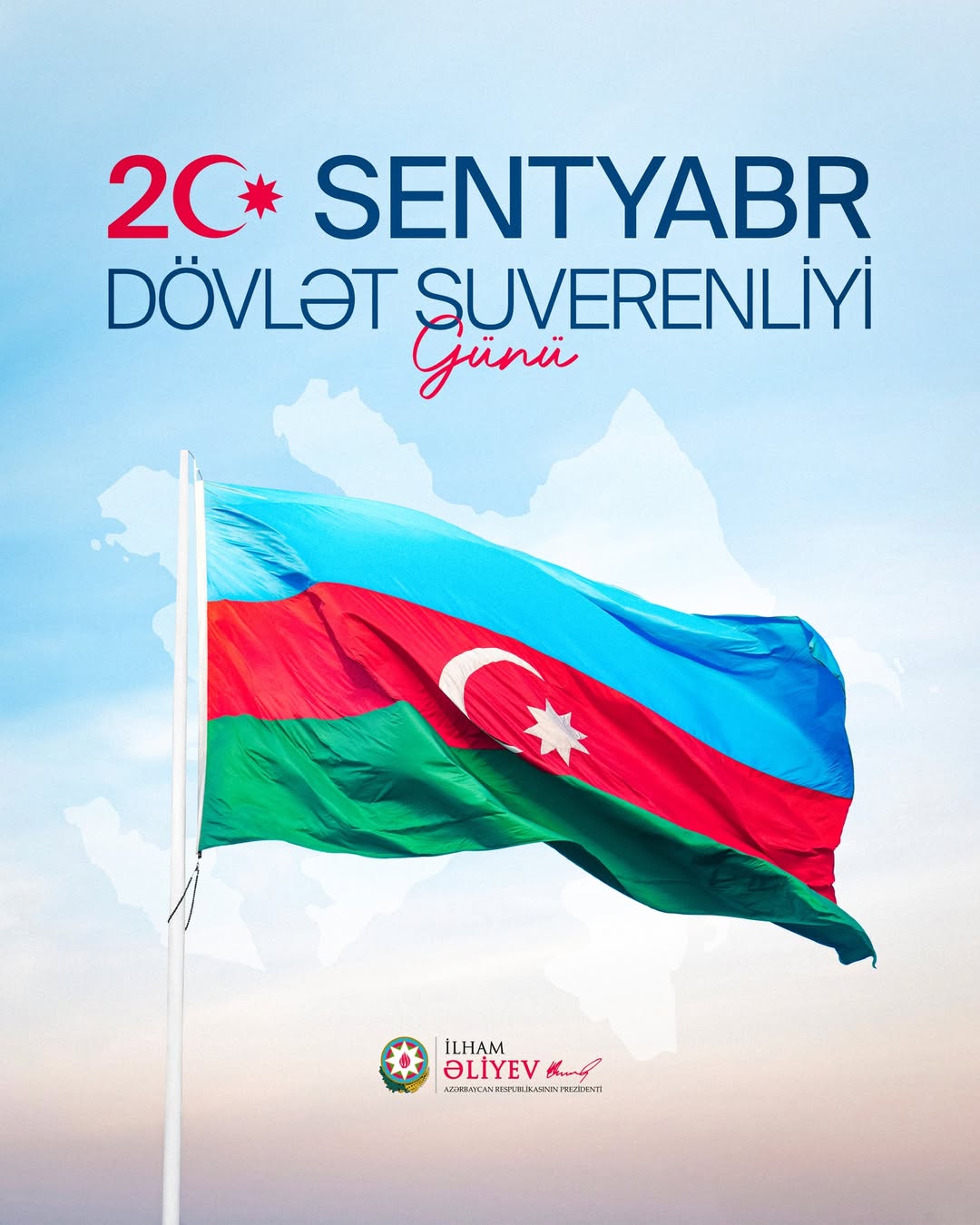 Prezident İlham Əliyev 20 sentyabr - Azərbaycanın Dövlət Suverenliyi Günü ilə bağlı paylaşım edib (FOTO/VİDEO)