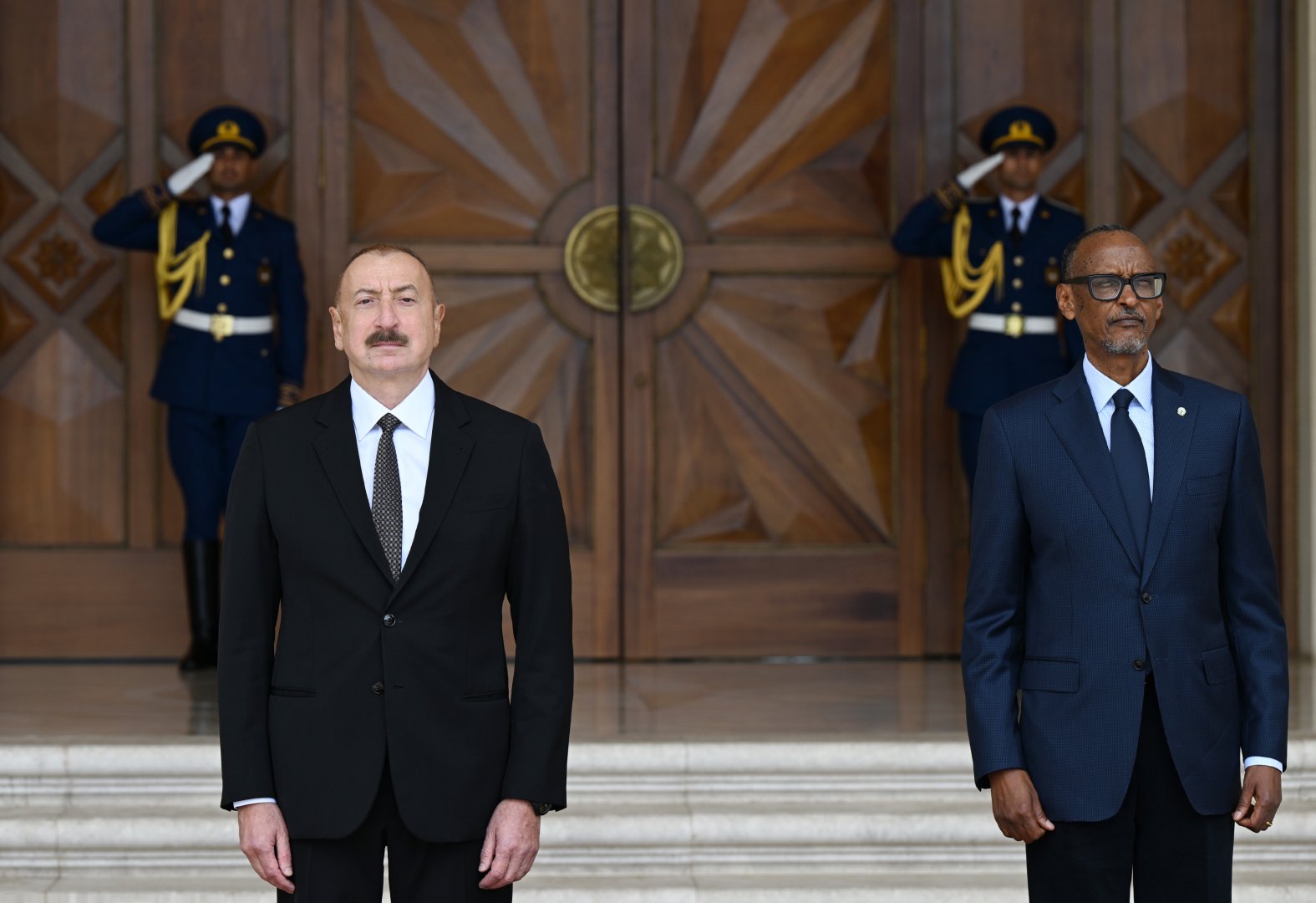 Ruanda Prezidentinin rəsmi qarşılanma mərasimi olub (FOTO)