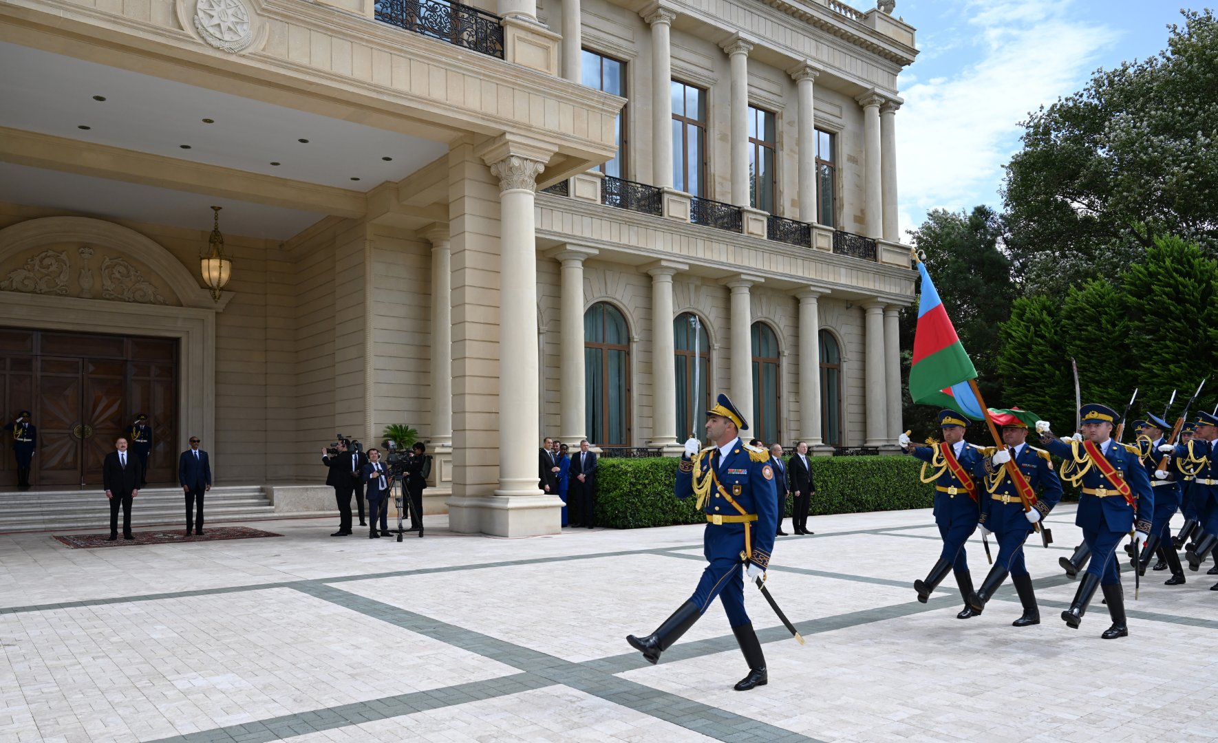 Ruanda Prezidentinin rəsmi qarşılanma mərasimi olub (FOTO)