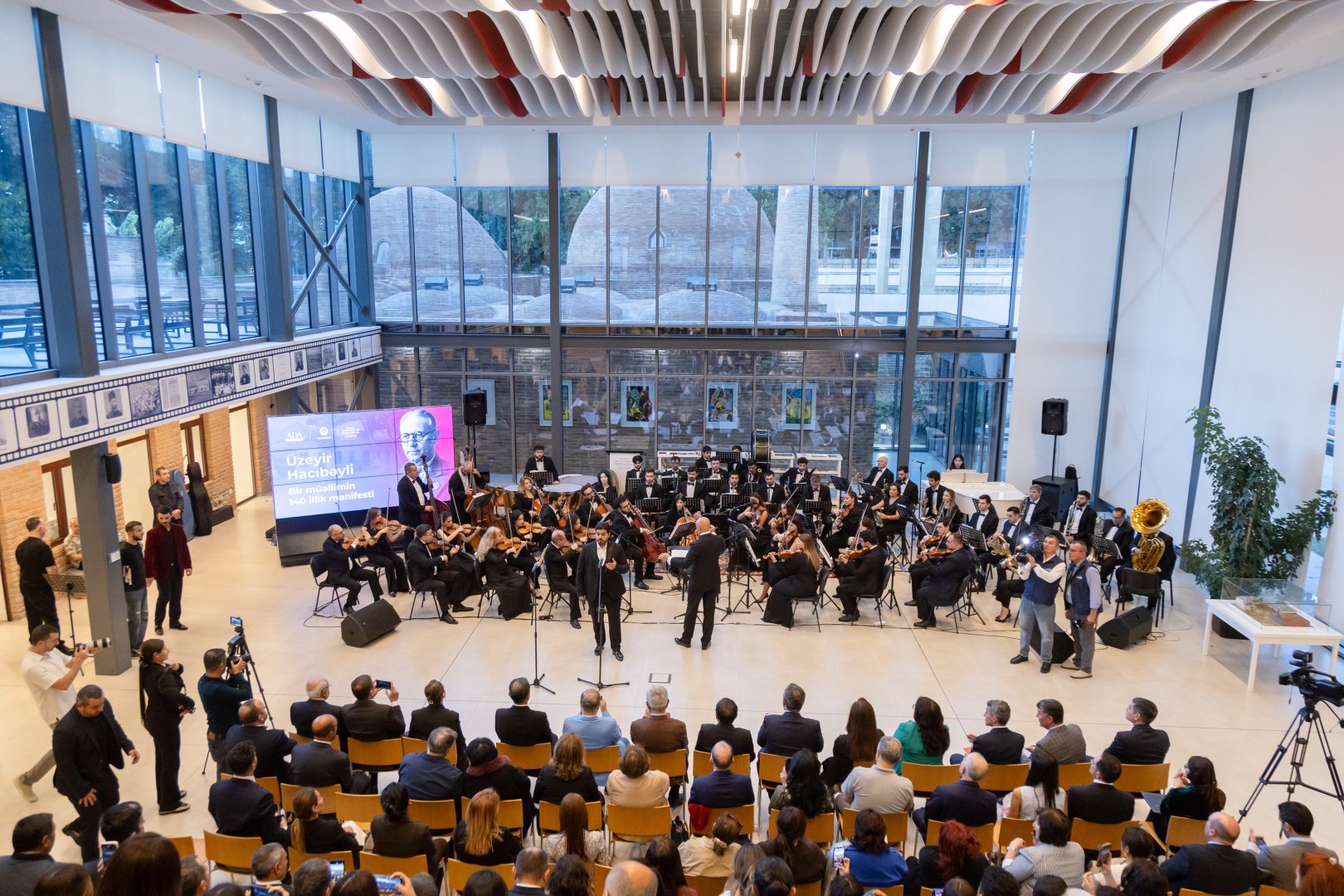 Üzeyir Hacıbəylinin 140 illik yubileyi ADA Universitetinin Qazax Mərkəzində qeyd olunub (FOTO)