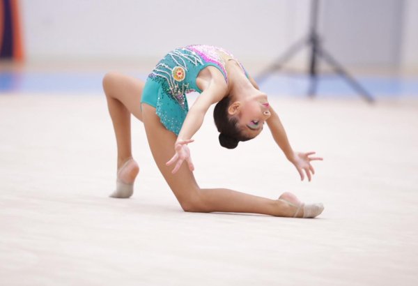 Şəkidə bədii gimnastika üzrə III MDB Oyunlarının sınaq yarışı keçirilib (FOTO)