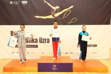 Şəkidə bədii gimnastika üzrə III MDB Oyunlarının sınaq yarışı keçirilib (FOTO)