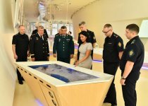 Rusiya Federasiyasının “Rəsul Həmzətov” sərhəd gözətçi gəmisi Bakı limanına səfərə gəlib (FOTO)