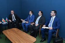 Ceyhun Bayramov Nyu-Yorkda Surinamlı həmkarı ilə görüşüb (FOTO)