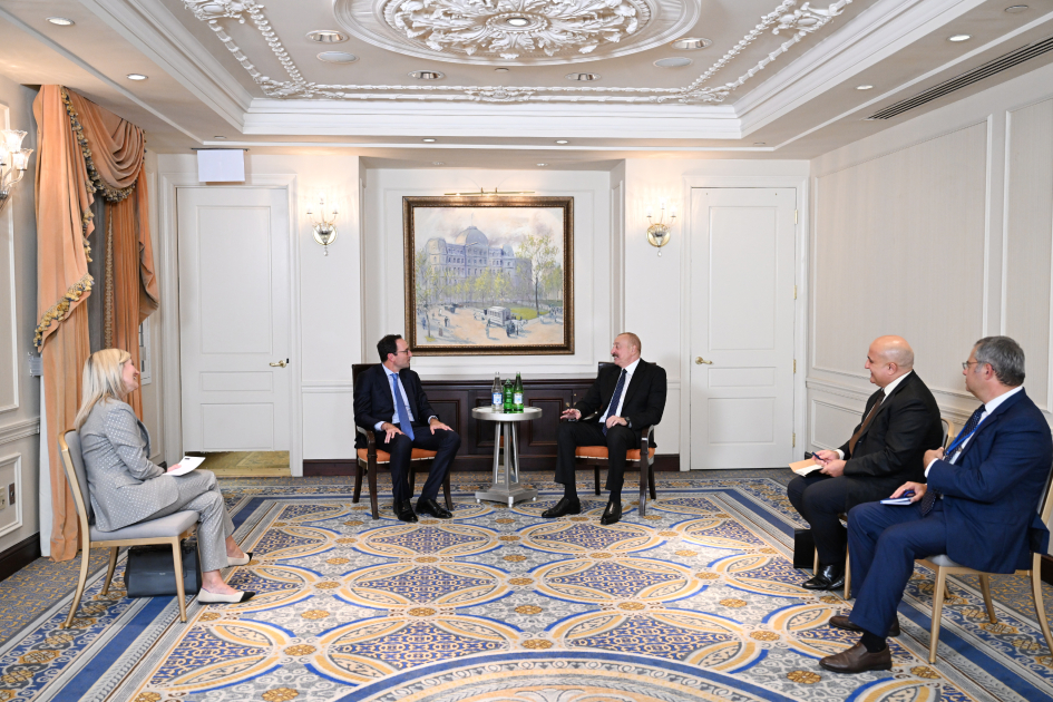 Prezident İlham Əliyev “Blackstone” şirkətinin prezidenti və baş əməliyyat direktoru Conatan Qrey ilə görüşüb (FOTO/VİDEO)