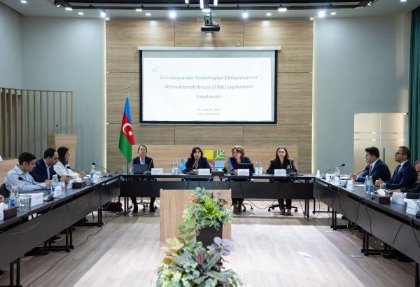 Azərbaycanda Texnologiya Ehtiyaclarının Qiymətləndirilməsi ilə bağlı müzakirə keçirilib