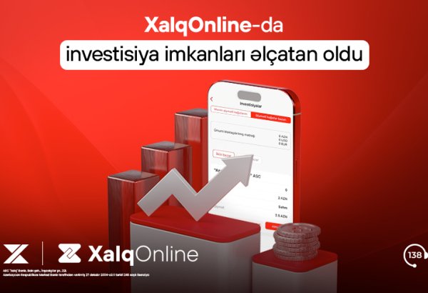 Xalq Bank internet və mobil bankçılıq sistemində investisiya xidmətini istifadəyə verdi