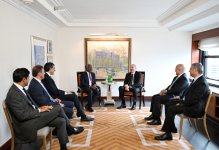 Prezident İlham Əliyev Nyu-Yorkda “Global Infrastructure Partners” şirkətinin təsisçisi, sədri və baş icraçı direktoru ilə görüşüb (FOTO)