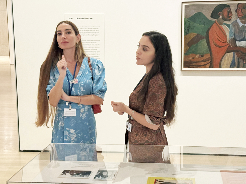 IDEA İctimai Birliyinin təsisçisi və rəhbəri Leyla Əliyeva və Arzu Əliyeva Nyu-Yorkdakı Müasir İncəsənət Muzeyində olublar (FOTO)